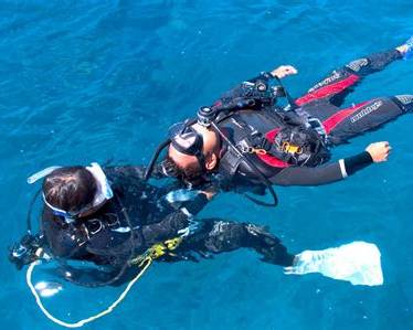 Rescue diver training Puerto Galera